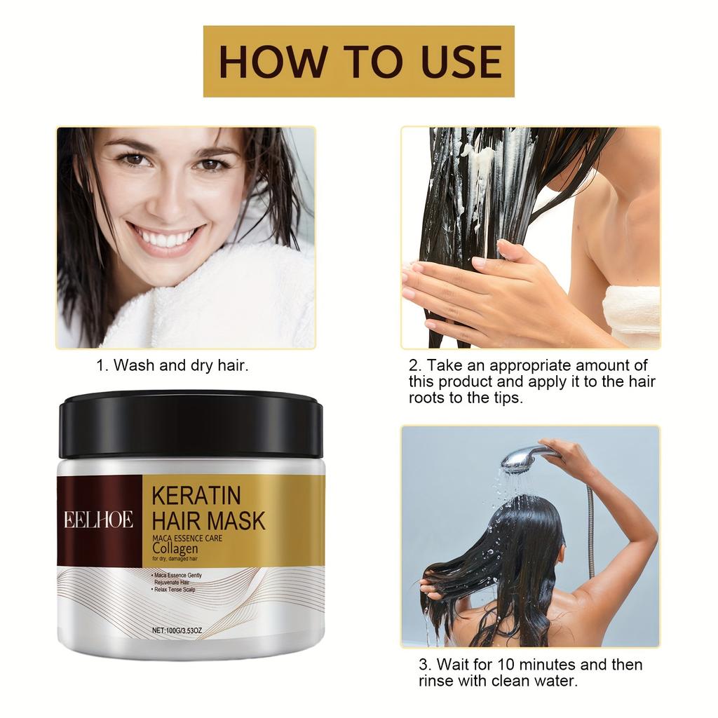 Keratin Hair Mask 100 g – Strengthening and Smoothing Hair Mask