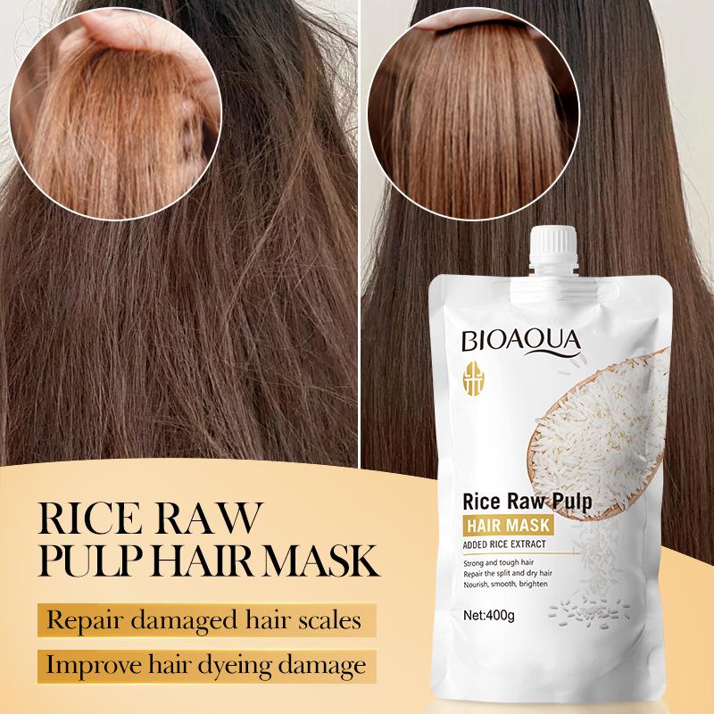 BIOAOUA Smooth Smooth Volume Conditioner & Rice Plasma Hair Mask