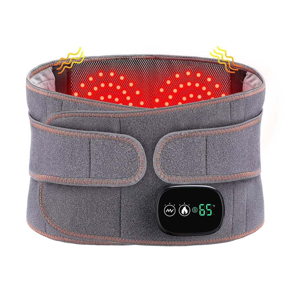 Wireless Heating & Massage Belt – Fast Pain Relief for Lower Back