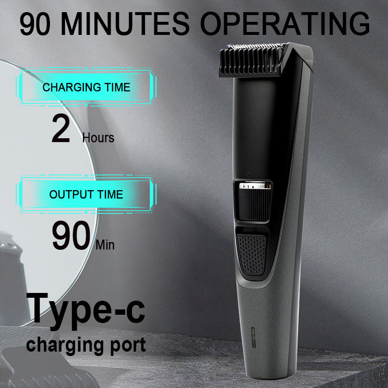 Ultra-Low Noise Precision Cordless Beard & Hair Trimmer