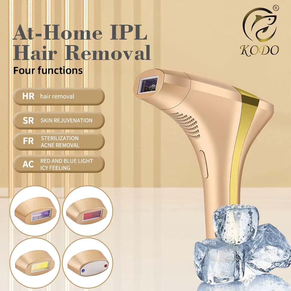 Professional IPL Laser Hair Removal for Face & Body