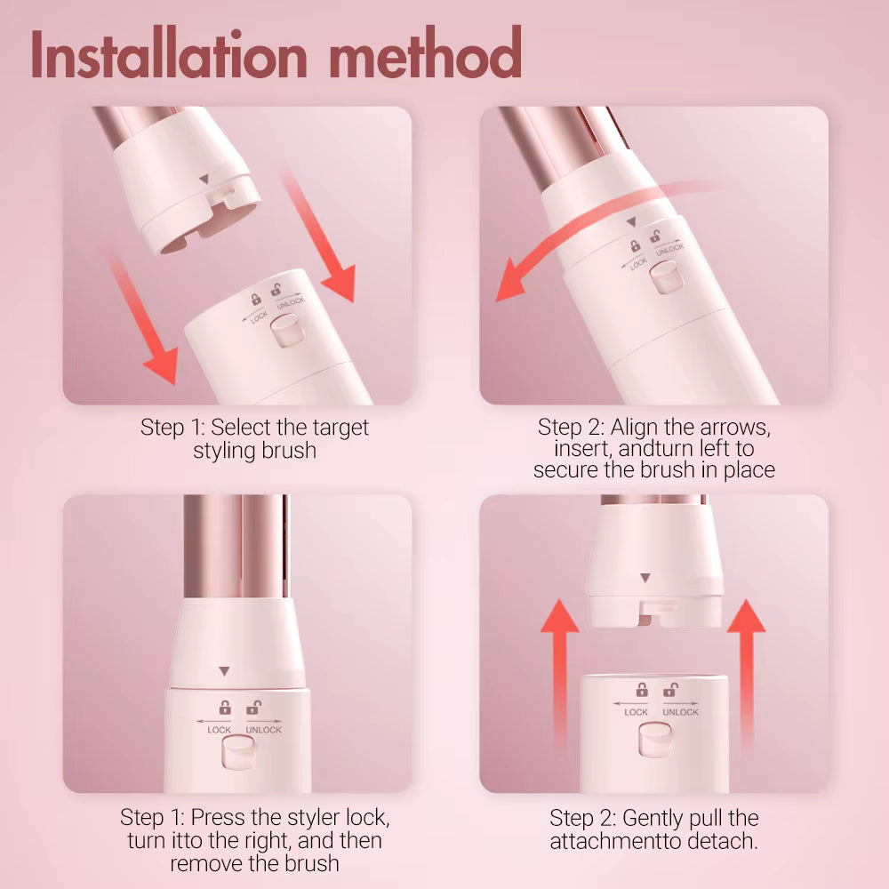 5-in-1 Hair Dryer Brush – Dry, Smooth & Curl