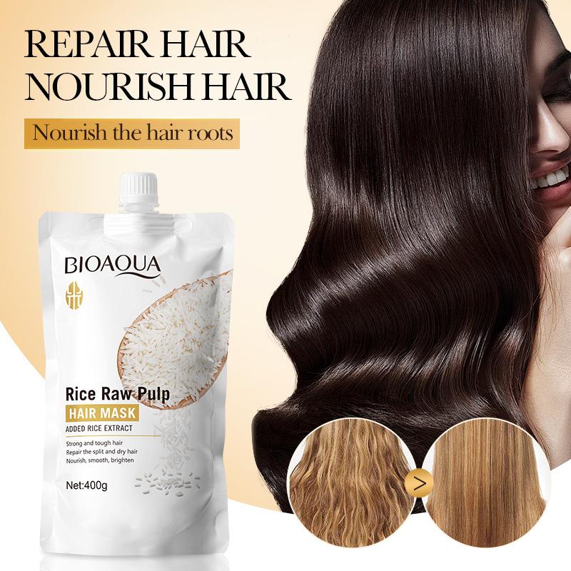 BIOAOUA Smooth Smooth Volume Conditioner & Rice Plasma Hair Mask