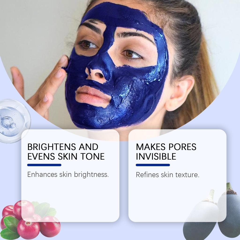 Nila Moroccan Blue Powder Facial Mask – Hydrating & Softening Skin (100g)