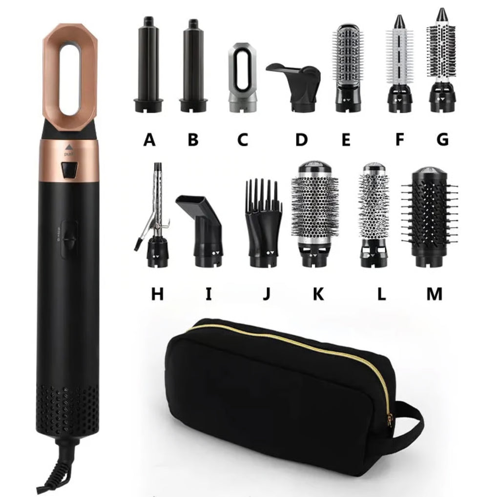 Professional Hair Salon 14-in-1 Hot Air Brush Styler – 1200W